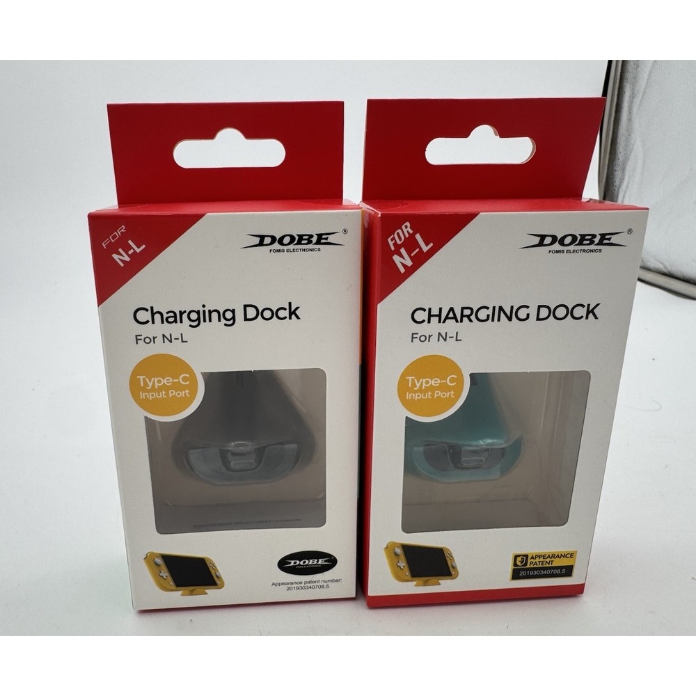 Lot of 2 DOBE Nintendo Switch Lite Charging Docks TNS-19062 USB-C New